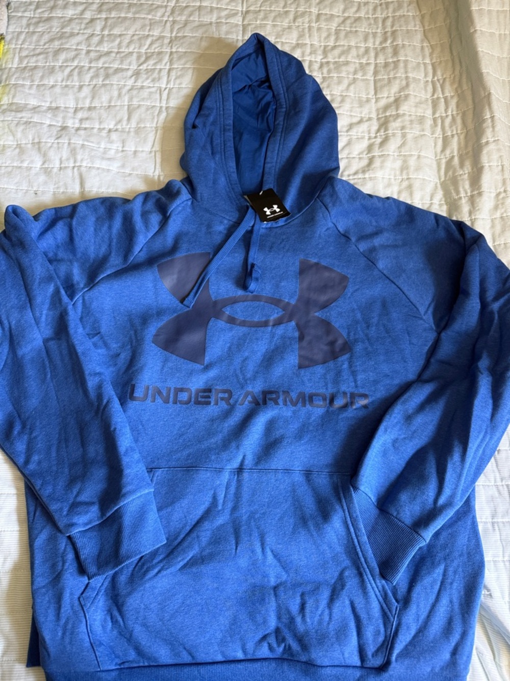 Under Armour Men’s Royal Blue Logo Crewneck Hoodie
